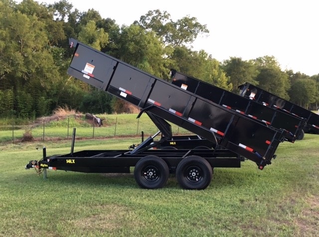 2022 Big Tex 14LX 14,000#,TA,LX DUMP,(83 x 14) 7 Ramps, Combo Gate,LED,P-DN